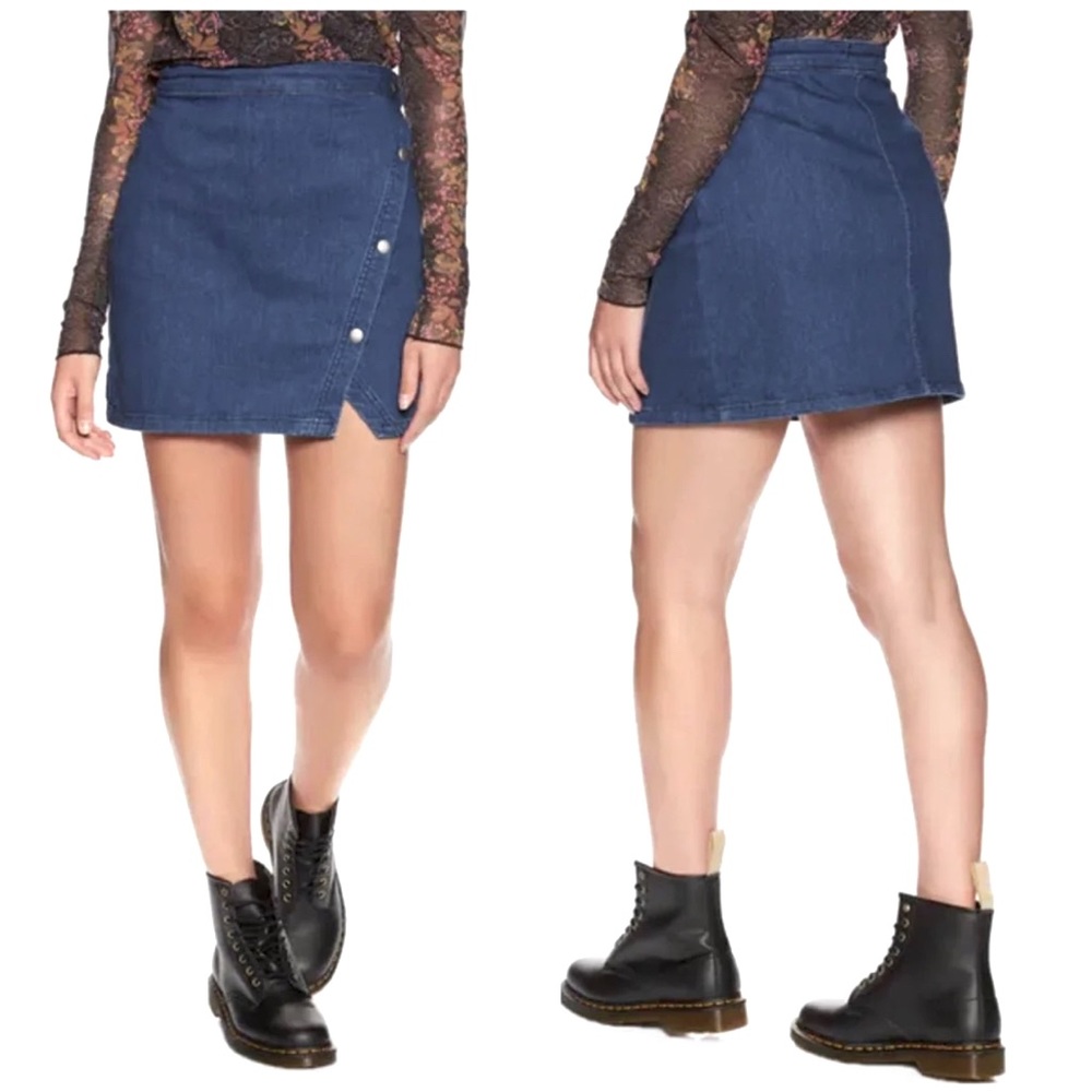 Free People Denim Skirt
